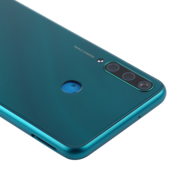 Задня кришка Huawei Y6p 2020, зі склом камери, OEM, Green