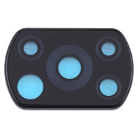 Скло камери Xiaomi Poco X3, в рамці, Black