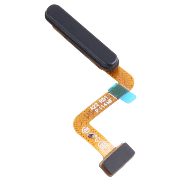 Шлейф Samsung A225 Galaxy A22, сканер відбитка пальця, Original, Black