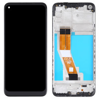 Дисплей Samsung A115 Galaxy A11, з тачскріном, в рамці, Black