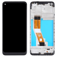 Дисплей Samsung A115 Galaxy A11, з тачскріном, в рамці, Black
