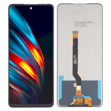 Дисплей Tecno Pova 2 (LE7n), Pova 3 (LF7n), з тачскріном, OEM, Black