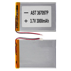 Акумулятор 367097P універсальний  3.6*70*97 мм (3000 mAh)