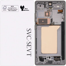 Дисплей Samsung S938 Galaxy S25 Ultra (p/n: GH82-36387A), з тачскріном, в рамці, Gray, Original