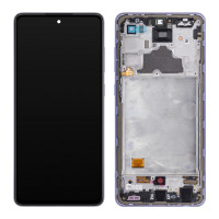 Дисплей Samsung A725 Galaxy A72, з тачскріном, в рамці, Service Pack Original, Violet