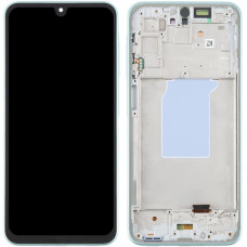 Дисплей Samsung A266 Galaxy A26 5G, з тачскріном, в рамці, Mint, Service