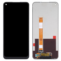 Дисплей Oppo A32, A33, A53 4G, (p/n: 6A01), з тачскріном, Black
