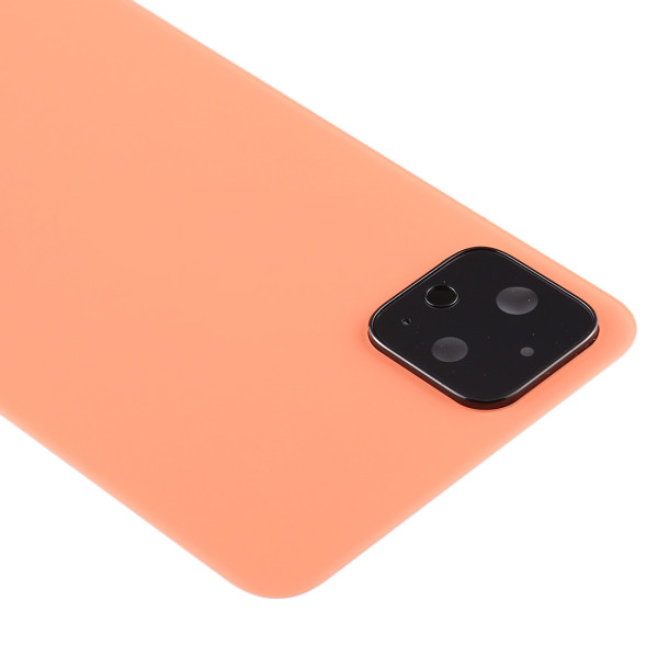 Задня кришка Google Pixel 4, зі склом камери, Original, Orange