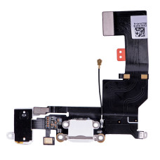 Шлейф iPhone 5SE конектор зарядки, White