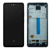 Дисплей Samsung A525 Galaxy A52, з тачскріном, в рамці, Violet, OLED
