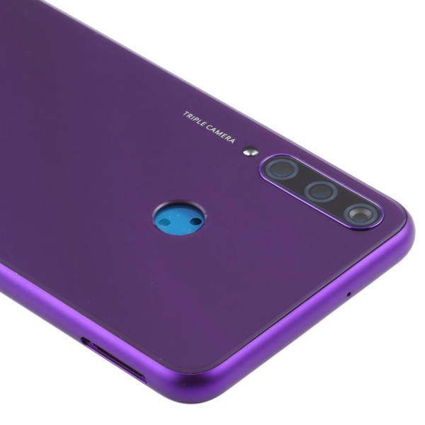 Задня кришка Huawei Y6p 2020, зі склом камери, OEM, Purple