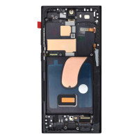 Дисплей Samsung S918 Galaxy S23 Ultra, з тачскріном, в рамці, Black, OLED