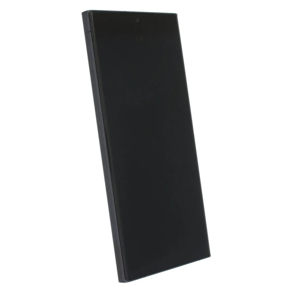 Дисплей Samsung S918 Galaxy S23 Ultra, з тачскріном, в рамці, Black, Service