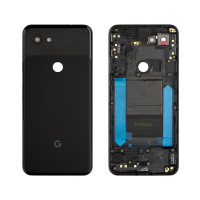Задня кришка Google Pixel 3a, зі склом камери, Original, Black