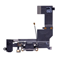 Шлейф iPhone 5SE конектор зарядки, Black