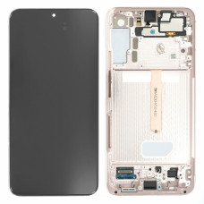 Дисплей Samsung S906 Galaxy S22 Plus 5G, з тачскріном, в рамці, Service Pack Original, Pink