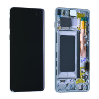 Дисплей Samsung G973 Galaxy S10, з тачскріном, в рамці, Service Pack Original, White