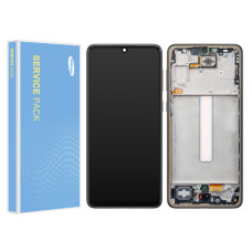 Дисплей Samsung A336 Galaxy A33 5G, з тачскріном, в рамці, Service Pack Original, Black