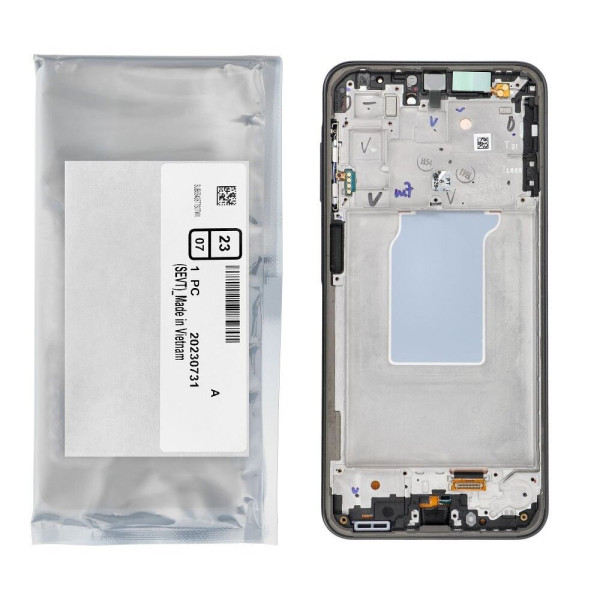 Дисплей Samsung A266 Galaxy A26 5G, з тачскріном, в рамці, Black, Service