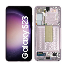 Дисплей Samsung S911 Galaxy S23, з тачскріном в рамці, Service Pack Original, Lavender
