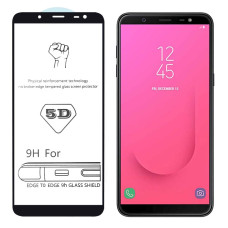 Захисне скло Samsung J810 Galaxy J8 2018 (2.5D) Full Glue, Black
