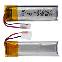 Акумулятор 501240P універсальний 5*12*40 мм (200 mAh)