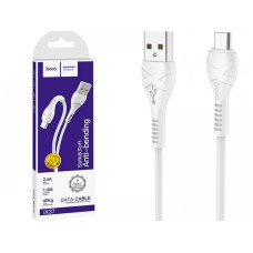 Кабель Hoco X37 Cool Power Micro USB (1М) White
