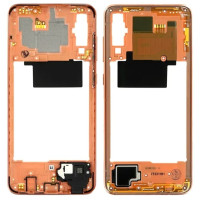 Середня частина корпусу Samsung A705 Galaxy A70, Coral