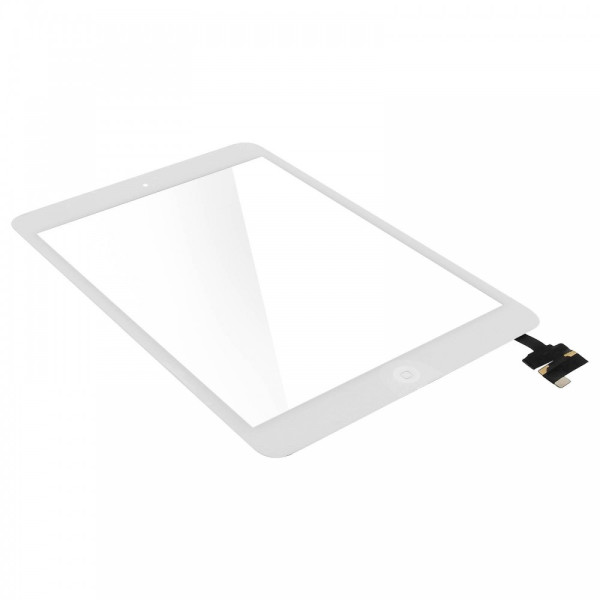 Тачскрін iPad mini 1, iPad mini 2 з кнопкою та мікросхемою (White)