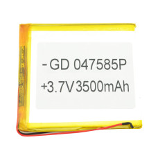 Акумулятор 047585P універсальний 04*75*85 мм (3500 mAh)