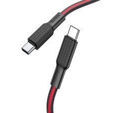 Кабель Hoco X69 Silicone Type-C to Type-C PD 60W (1М) Black