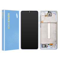 Дисплей Samsung A336 Galaxy A33 5G, з тачскріном, в рамці, Service Pack Original, Blue