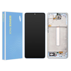 Дисплей Samsung A336 Galaxy A33 5G, з тачскріном, в рамці, Service Pack Original, Blue