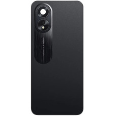 Задня кришка Oppo A18, Black, зі склом камери