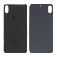 Задня кришка iPhone XS Max, великий виріз під камеру, Black