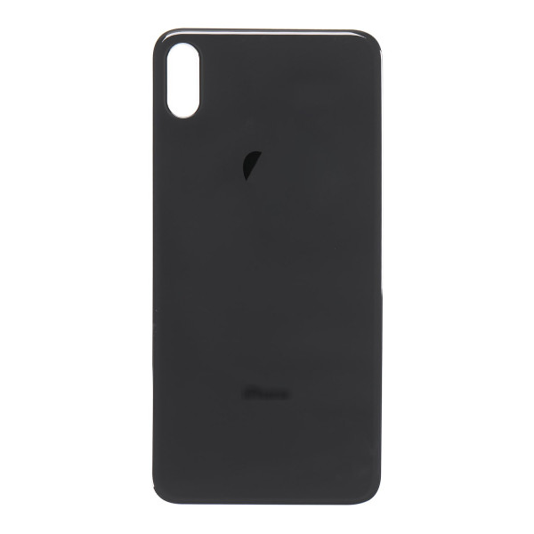 Задня кришка iPhone XS Max, великий виріз під камеру, Black