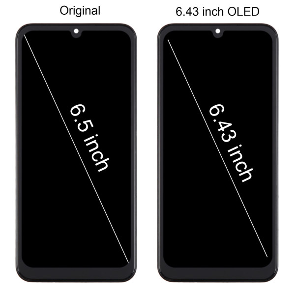 Дисплей Samsung A245 Galaxy A24 4G, з тачскріном, в рамці, OLED