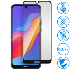 Захисне скло Huawei Y6 2019, Y6 Prime 2019, Y6s 2019, Honor 8A, Honor 8A Prime (2.5D) Full Glue, Black