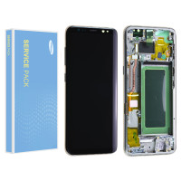 Дисплей Samsung G950 Galaxy S8, з тачскріном, в рамці, Service Pack Original, Gold