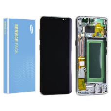 Дисплей Samsung G950 Galaxy S8, з тачскріном, в рамці, Service Pack Original, Gold