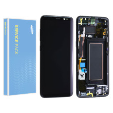 Дисплей Samsung G950 Galaxy S8, з тачскріном, в рамці, Service Pack Original, Black