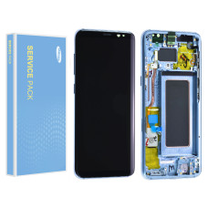 Дисплей Samsung G950 Galaxy S8, з тачскріном, в рамці, Service Pack Original, Blue