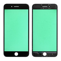 Скло дисплея iPhone 7 Plus, з рамкою та плівкою OCA, Original, Black