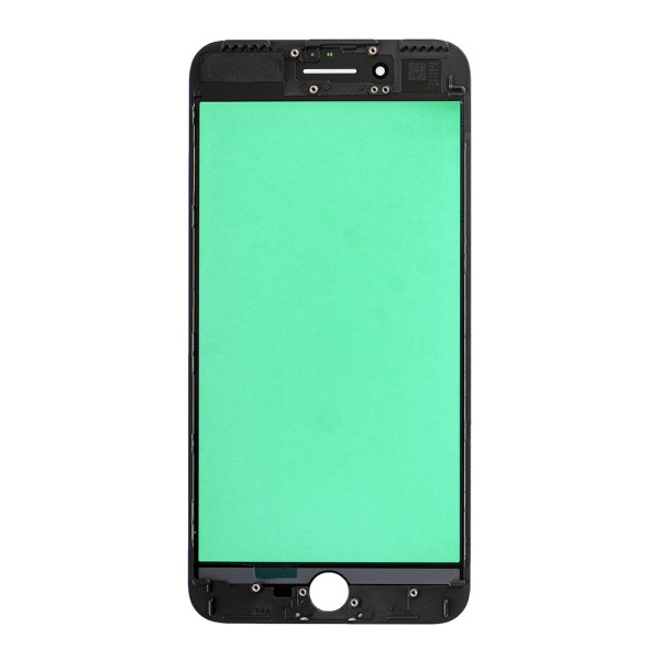 Скло дисплея iPhone 7 Plus, з рамкою та плівкою OCA, Original, Black