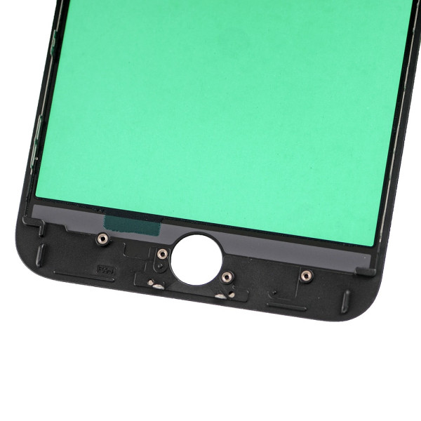 Скло дисплея iPhone 7 Plus, з рамкою та плівкою OCA, Original, Black