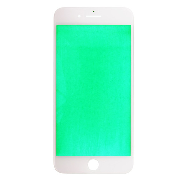 Скло дисплея iPhone 7 Plus, з рамкою та плівкою OCA, Original, White