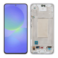 Дисплей Samsung A366 Galaxy A36 5G, з тачскріном, в рамці, Lavender, Service