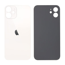 Задня кришка iPhone 12, великий виріз під камеру, White