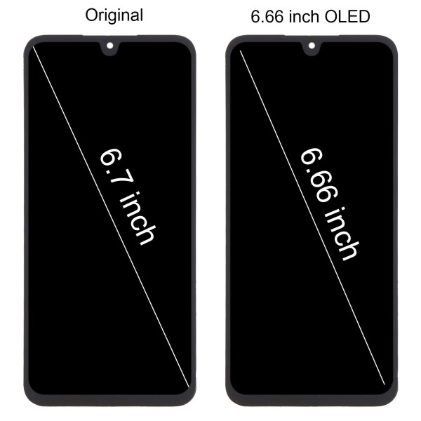 Дисплей Samsung A165 Galaxy A16, з тачскріном, в рамці, Black, OLED