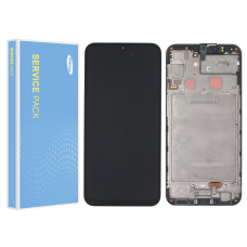 Дисплей Samsung A245 Galaxy A24 4G, з тачскріном, в рамці, Black, Service